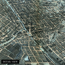 Load image into Gallery viewer, Digitally Restored and Enhanced 1874 Syracuse New York Map Wall Art - Old Map of Syracuse NY Wall Decor - Historic Birds Eye View of Syracuse Poster with Index and Points of Interest
