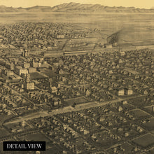 Load image into Gallery viewer, Digitally Restored and Enhanced 1904 Billings Montana Map Poster - Vintage Montana Poster - History Map of Billings MT - Old City of Billings Wall Art
