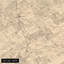 Cargar imagen en el visor de la galería, Digitally Restored and Enhanced 1880 Navarro County Texas Map Poster - Map of Navarro County Wall Art - Navarro County Texas Vintage Map History
