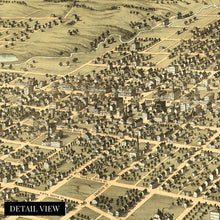 Cargar imagen en el visor de la galería, Digitally Restored and Enhanced 1867 Belleville Illinois Map - Old Belleville IL Wall Art - History Map of Belleville St Clair County Illinois Poster
