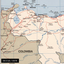 Cargar imagen en el visor de la galería, Digitally Restored and Enhanced 2007 Venezuela Map Poster - Mapa de Venezuela Wall Art - Map of Caracas Venezuela - Bolivarian Republic of Venezuela
