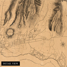 Load image into Gallery viewer, Digitally Restored and Enhanced 1887 Honolulu Hawaii Map Poster - Vintage Map of Honolulu Wall Art - Old Honolulu Map - Historic Honolulu HI and Vicinity Showing Drainage and Public Buildings
