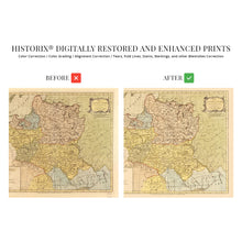 Load image into Gallery viewer, Digitally Restored and Enhanced 1770 Poland and Lithuania Map Poster - Vintage Map of Kingdom of Poland and The Grand Dutchy of Lithuania - Old Historic Polish Lithuanian Commonwealth Wall Art
