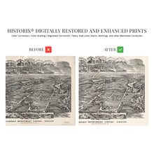 Load image into Gallery viewer, Digitally Restored and Enhanced 1890 Despatch Rochester NY Map - Vintage Map of Rochester NY Wall Art - Historic Despatch Rochester Map Poster - Old Rochester Wall Art - Despatch Rochester New York Map
