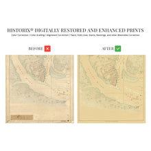Cargar imagen en el visor de la galería, Digitally Restored and Enhanced 1780 Map of the Investiture of Charleston South Carolina by the English Army - Vintage Map Wall Art - Charleston History Map Showing The Position of Each Corps
