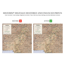 Load image into Gallery viewer, Digitally Restored and Enhanced 2009 Pakistan Map Poster - Map of Pakistan - Islamic Republic of Pakistan Map
