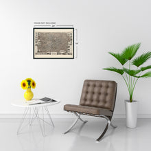 Load image into Gallery viewer, Digitally Restored and Enhanced 1899 Plainfield &amp; North Plainfield New Jersey Map - Old Plainfield NJ Map Poster - Map of Plainfield New Jersey Wall Art
