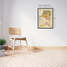 Load image into Gallery viewer, Digitally Restored and Enhanced 1896 Belgian Congo Map - Vintage Congo Wall Art - Democratic Republic of the Congo Map - DRC Congo Kinshasa Formerly Zaire - Historic Belgian Congo Central Africa Map
