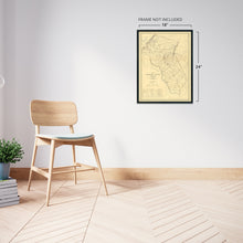 Load image into Gallery viewer, Digitally Restored and Enhanced 1914 Fauquier County Virginia Map - Vintage Virginia Map Poster - Old Fauquier County Wall Art - Historic Fauquier County Virginia Wall Map Showing Statistical Information
