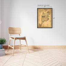 Load image into Gallery viewer, 1777 Map of Boston Massachusetts - Map of Boston Wall Art Poster - Old Map Plan of the Town of Boston MA Poster
