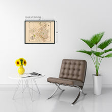 Load image into Gallery viewer, Digitally Restored and Enhanced 1886 San Jose California Map - Vintage San Jose Wall Art - Old San Jose Map - Historic City of San Jose Poster - Restored Map of San Jose CA Showing Drainage Roads Blocks
