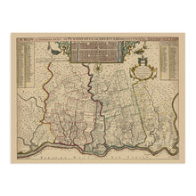 Load image into Gallery viewer, Digitally Restored and Enhanced 1687 Philadelphia Pennsylvania Map - Old Philadelphia PA Vintage Map Wall Art - Philadelphia Map Print Showing Counties Townships Lots - Philadelphia Map Poster

