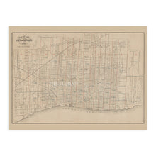 Load image into Gallery viewer, Digitally Restored and Enhanced 1886 Detroit Michigan Map - Vintage Detroit Map Poster - Old Wayne County Map of Michigan - History Map of Detroit Wall Art - Historic City of Detroit Michigan Map Poster
