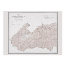 Load image into Gallery viewer, Digitally Restored and Enhanced 1978 Great Smoky Mountains Map - Western Topographic Map of Great Smoky Mountains National Park Tennessee &amp; North Carolina
