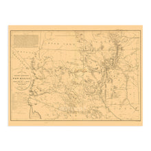 Load image into Gallery viewer, Digitally Restored and Enhanced 1867 New Mexico Old Territory and Military Department Map - Vintage Map of New Mexico Wall Art - New Mexico Wall Map - Map New Mexico State Wall Decor
