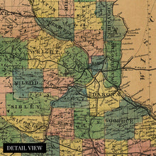 Load image into Gallery viewer, Digitally Restored and Enhanced 1874 Minnesota Map Poster - Township and Railroad Vintage Map of Minnesota - Wall Map of Minnesota Wall Art - Vintage Minnesota Map Poster - Minnesota Wall Decor
