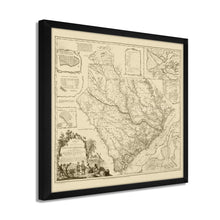 Cargar imagen en el visor de la galería, Digitally Restored and Enhanced 1773 South Carolina Map - Framed Vintage South Carolina State Map - Old Wall Map of South Carolina Poster - Province of South Carolina Wall Art
