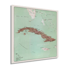 Load image into Gallery viewer, Digitally Restored and Enhanced 1962 Cuba Map Print - Vintage Map of Cuba Poster - Old Mapa de Cuba Wall Art - Republic of Cuba History Map
