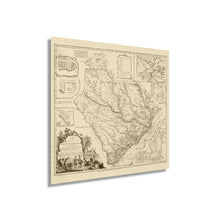 Cargar imagen en el visor de la galería, Digitally Restored and Enhanced 1773 Map of South Carolina - Vintage Map Wall Art - American Revolution South Carolina Map Poster - Old South Carolina Map Art - Vintage South Carolina Map Print
