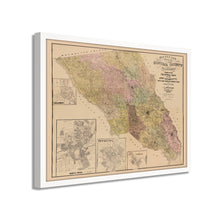 Load image into Gallery viewer, Digitally Restored and Enhanced 1900 Sonoma County Map - Framed Vintage Sonoma California Wall Map - History Map of Sonoma County CA
