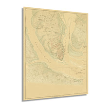 Cargar imagen en el visor de la galería, Digitally Restored and Enhanced 1780 Map of the Investiture of Charleston South Carolina by the English Army - Vintage Map Wall Art - Charleston History Map Showing The Position of Each Corps
