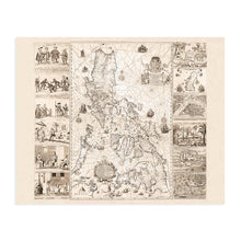 Load image into Gallery viewer, Digitally Restored and Enhanced 1734 Map of the Philippines - Philippines Wall Art - Filipino Art Wall Decor - Philippines Poster - Carta Hydrographica y Chorographica de las Islas Filipinas
