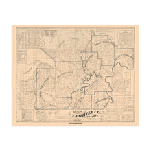 Load image into Gallery viewer, Digitally Restored and Enhanced 1879 Yamhill County Oregon Map - Old Yamhill County Oregon Wall Art - Yamhill County Map of Oregon Poster
