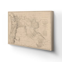 Cargar imagen en el visor de la galería, Digitally Restored and Enhanced 1859 Oregon and Washington Map Canvas Art - Canvas Wrap Vintage Oregon Poster - Old State of Oregon Wall Art - Historic Map of Oregon State &amp; Washington Territory
