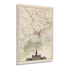 Load image into Gallery viewer, Digitally Restored and Enhanced 1777 Map of Philadelphia Pennsylvania - Vintage Map of Philadelphia City Wall Art - Plan of the City of Philadelphia Map Print Showing Landowners
