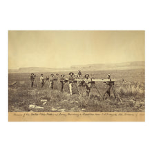 Load image into Gallery viewer, Digitally Restored and Enhanced 1883 United States Geological Survey Members Photo Print - US Geological Survey Members Near Fort Wingate New Mexico Poster
