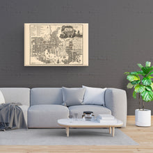 Load image into Gallery viewer, Digitally Restored and Enhanced 1804 Baltimore Map Canvas Art - Canvas Wrap Vintage Baltimore City Wall Art - History Map of Baltimore Maryland Poster
