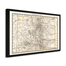 Load image into Gallery viewer, Digitally Restored and Enhanced 1879 Map of Colorado Poster - Framed Vintage Colorado Map Poster - History Map of Colorado Wall Art
