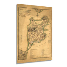 Load image into Gallery viewer, 1777 Map of Boston Massachusetts - Map of Boston Wall Art Poster - Old Map Plan of the Town of Boston MA Poster
