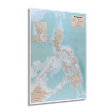 Cargar imagen en el visor de la galería, Digitally Restored and Enhanced 1990 Map of the Philippines - Philippine Islands Map - Includes Inset of Metro Manila - Philippines Poster - Geopolitical Map Produced by United States CIA
