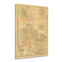 Load image into Gallery viewer, Digitally Restored and Enhanced 1877 Gibson County Tennessee Map - Vintage Map of Gibson County Humboldt Tennessee Map - Old Gibson County Wall Art Poster - Historic Gibson County Map of Tennessee
