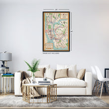 Load image into Gallery viewer, Digitally Restored and Enhanced 1954 New York City Subway Map Poster - Vintage Map Wall Art - New York Subway Map Art - NYC Subway Poster - NYC Subway Map Art - New York City Map Poster
