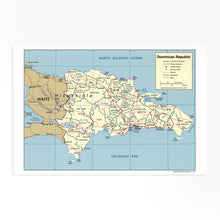 Load image into Gallery viewer, Digitally Restored and Enhanced 2004 Dominican Republic Map Poster - Dominican Republic Wall Art - Dominican Wall Decor - Dominican Poster - Dominican Republic Map Art - Dominican Wall Art
