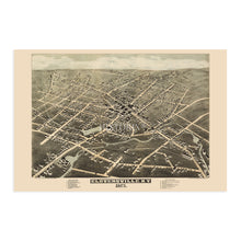 Load image into Gallery viewer, Digitally Restored and Enhanced 1875 Gloversville New York Map - Vintage Map of Gloversville NY Wall Art Poster - History Map of Gloversville New York
