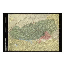 Load image into Gallery viewer, Digitally Restored and Enhanced 1990 Great Smoky Mountains Trail Map Poster - Smoky Mountains Map - Appalachian Trail Poster - North Carolina Poster - Tennessee Poster - Smoky Mountains Poster
