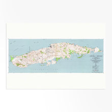 Load image into Gallery viewer, Digitally Restored and Enhanced 1951 Vieques Island Puerto Rico Map - Puerto Rico Vintage Map - Isla de Viques Puerto Rico Map Wall Art - Map of Puerto Rico Poster - Mapa de Puerto Rico Poster
