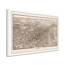 Load image into Gallery viewer, Digitally Restored and Enhanced 1909 Los Angeles Map Poster - Framed Vintage Map of Los Angeles California - Old Los Angeles Wall Art - CIty &amp; Suburban Street Map of Los Angeles CA
