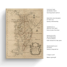 Cargar imagen en el visor de la galería, Digitally Restored and Enhanced 1786 Delaware Bay &amp; Chesapeake Bay Map Canvas Art - Canvas Wrap Vintage Delmarva Peninsula Chesapeake Bay - History Map of the Chesapeake Bay Wall Art Poster
